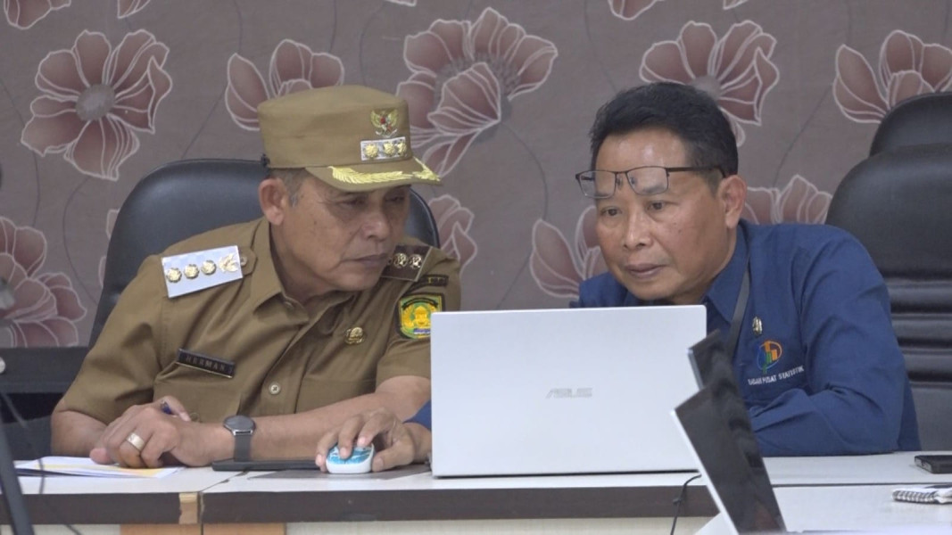 Bupati Inhil Hadiri Press Release Statistik Inflasi dan Pertumbuhan Ekonomi