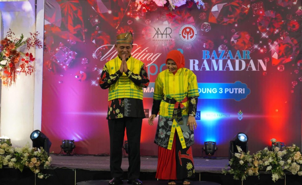 Bupati Inhil Hadiri Pembukaan Wedding Expo dan Bazar Ramadhan