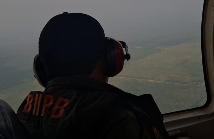 Terus Berlanjut Operasi Udara Padamkan Karhutla di Rohul