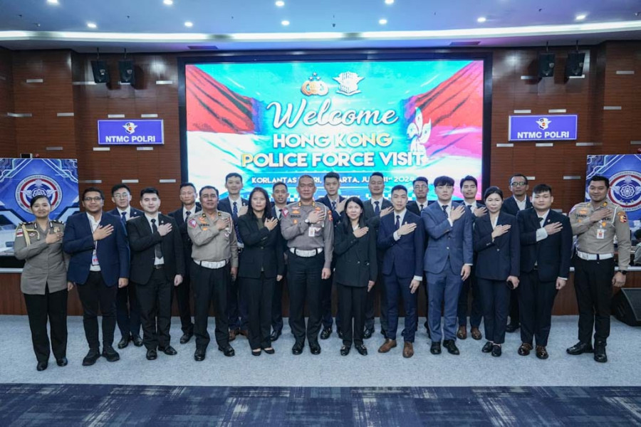 Kepolisian Hongkong Takjub Canggihnya Teknologi Korlantas Polri