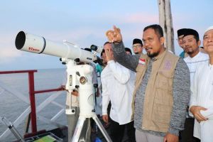 Pantai Selat Baru Bengkalis Jadi Titik Lokasi Hisab Rukyat Kemenag di Riau