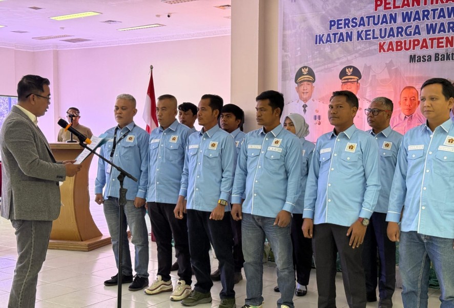 Pengurus PWI Rohul  2024–2027 Resmi Dilantik,  Komitmen Bersama Membangun Negeri