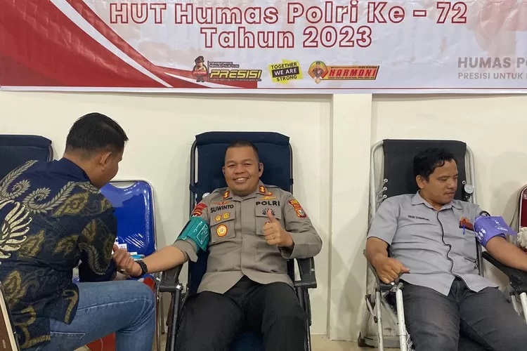 Polres Pelalawan Gelar Aksi Donor Darah
