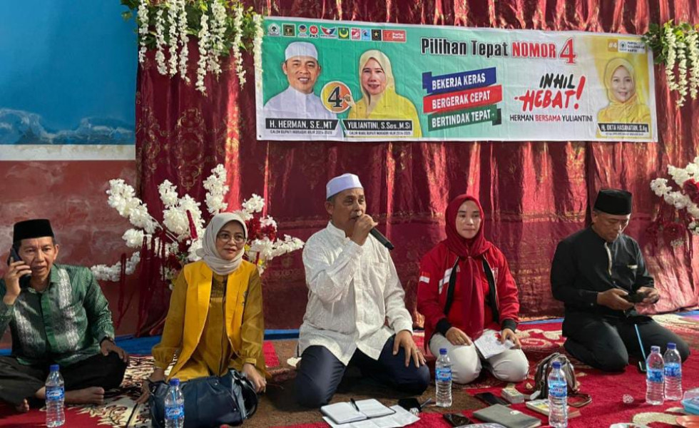 Haji Herman: Jika Saya Terpilih, Silahkan Masyarakat Tidur di Rumah Dinas Bupati Inhil
