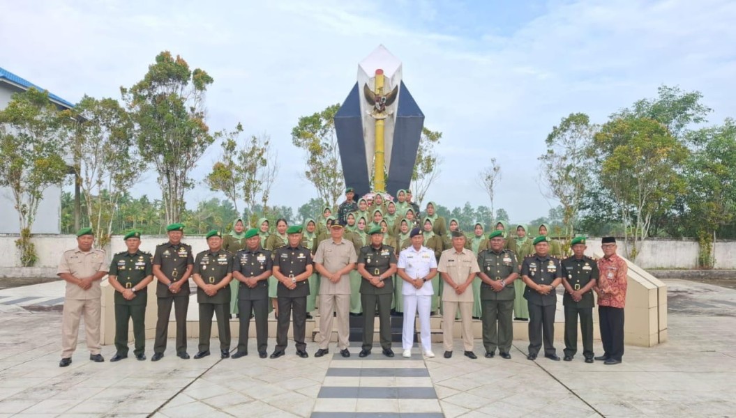 Kodim 0314/Inhil Gelar Ziarah Rombongan Peringati HUT ke-75 Kodam I/Bukit Barisan