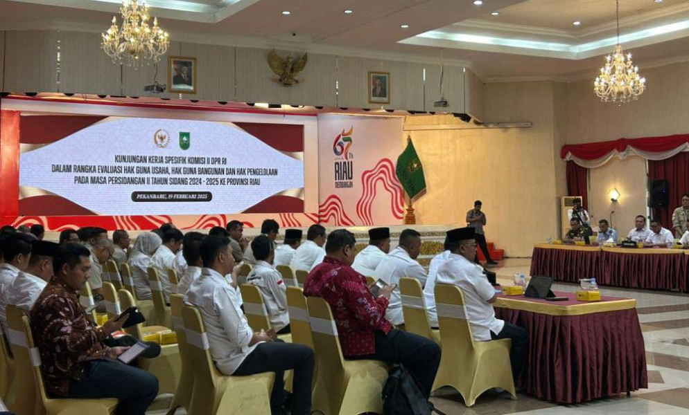 Komisi II DPR RI Kunker ke Riau Evaluasi HGU