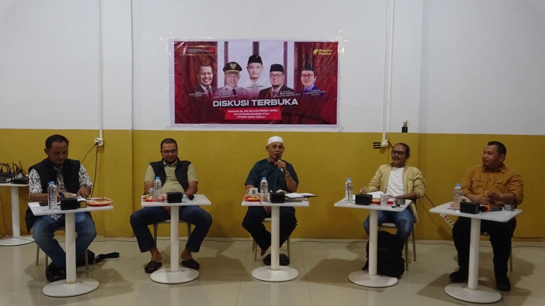 Bupati dan Ketua DPRD Bahas Kritis Pinjaman Rp200 Miliar Inhil dalam Diskusi Publik