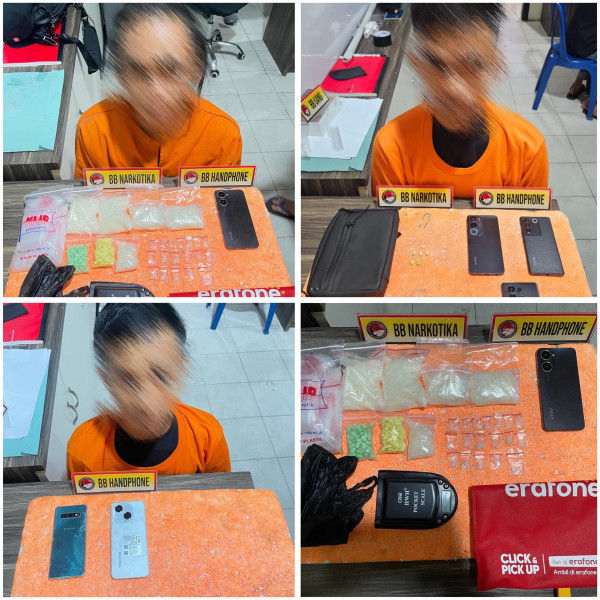 Polres Inhil Berhasil Amankan 3 Tersangka Kasus Penyalahgunaan Narkoba