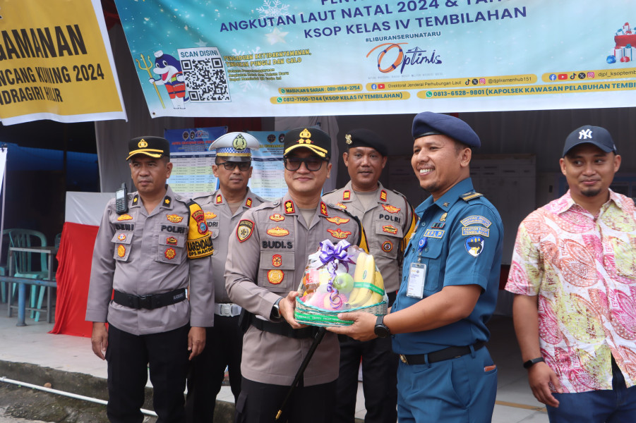 Optimalkan Pengamanan Nataru, Kapolres Inhil Cek Pos Yang dan Pos Pam