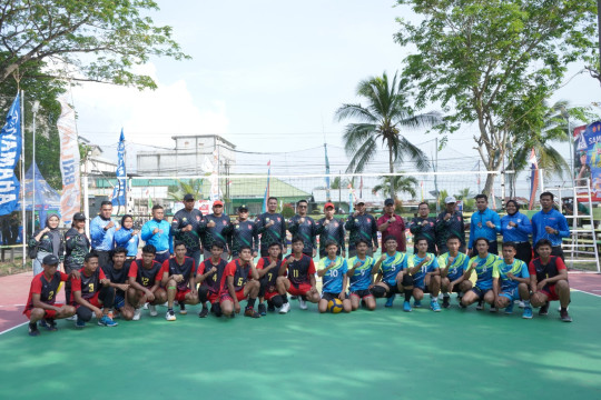 PJ Bupati Erisman Buka Tournament Voly ball Putra DANDIM 0314/INHIL CUP VI