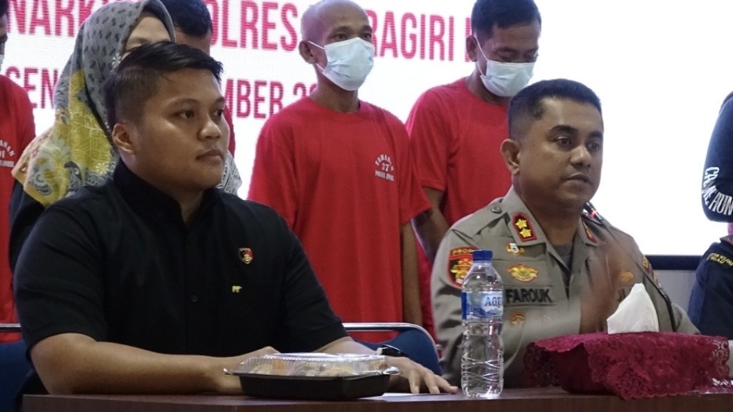 Polres Inhil Ungkap Jaringan Narkotika Internasional, Amankan Empat Tersangka