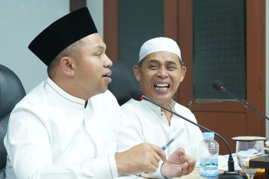 Bupati Inhil Haji Herman Sampaikan Program Prioritas ke Gubri Abdul Wahid