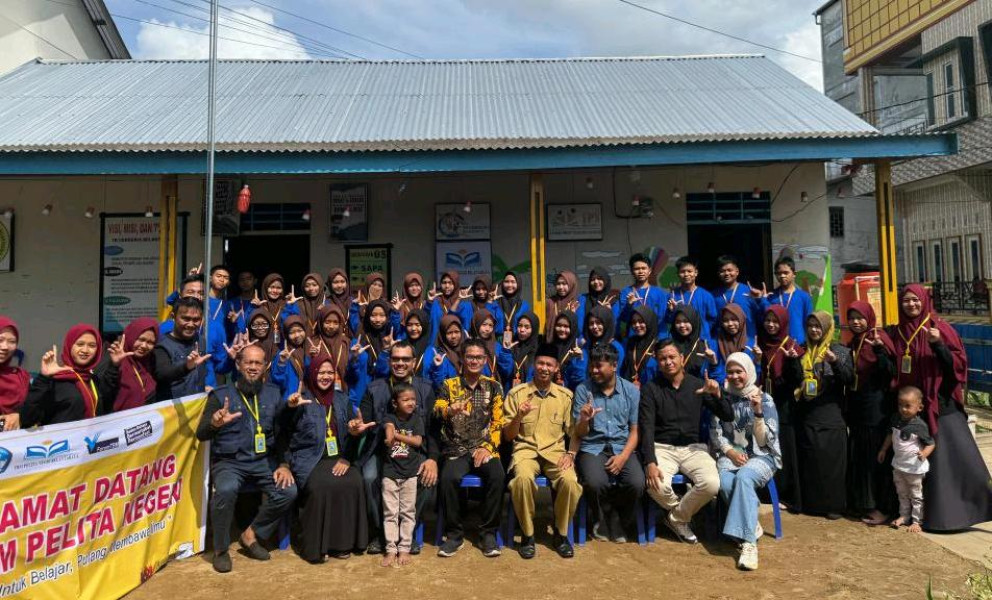 TBM Pelita Negeri Gelar Pelatihan Menulis dan Membaca Puisi di Desa Belantaraya