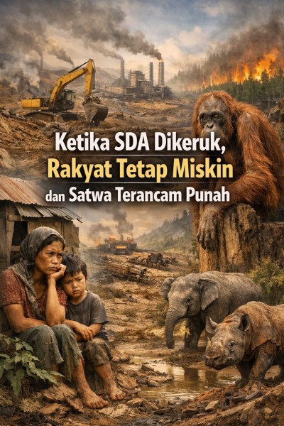 Ketika SDA Dikeruk, Rakyat Tetap Miskin dan Satwa Terancam Punah