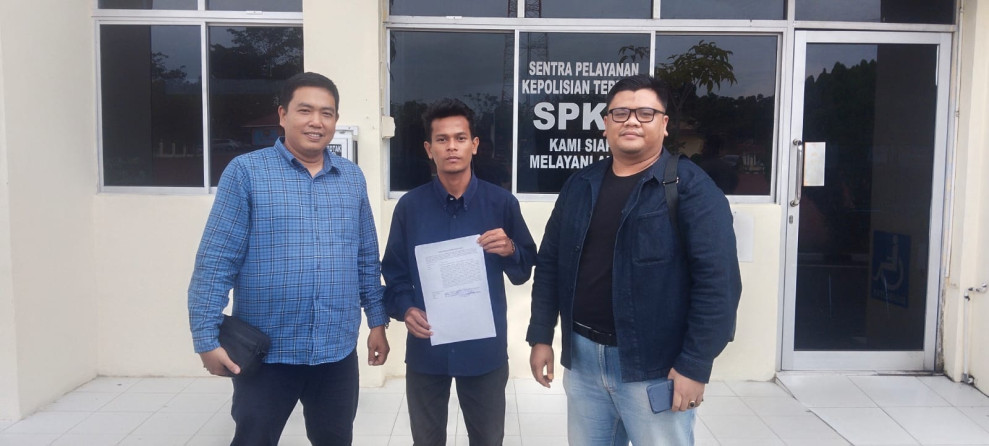 KAHMI Rohil Laporkan Pelaku Penganiayaan dan Pengrusakan Plang Sekretariat HMI