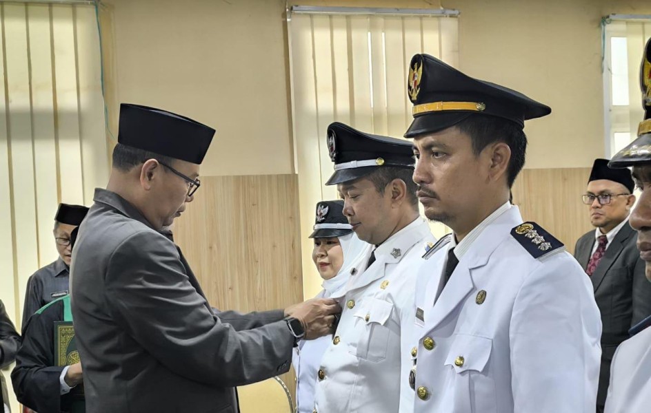 Bupati Inhil di Wakili Sekda Lantik 49 Pejabat Administrator dan Pengawas