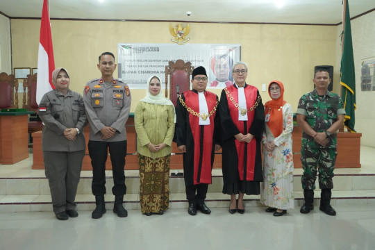 Sumpah Jabatan Dan Pelantikan Chandra Ramadhani Sebagai Wakil Pengadilan Negeri Tembilahan