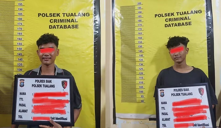 Dua Pemuda di Tualang Rampas Handphone dan Sepeda Motor Korban