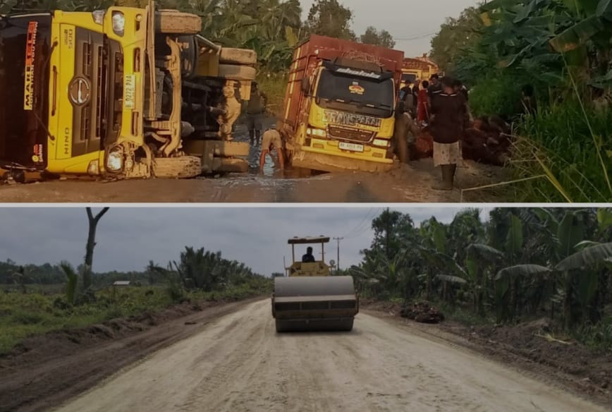Mimpi Warga Inhil Terwujud Berkat Gubri Abdul Wahid, Kini Jalan Bagan Jaya Enok Fungsional 32,7 Km