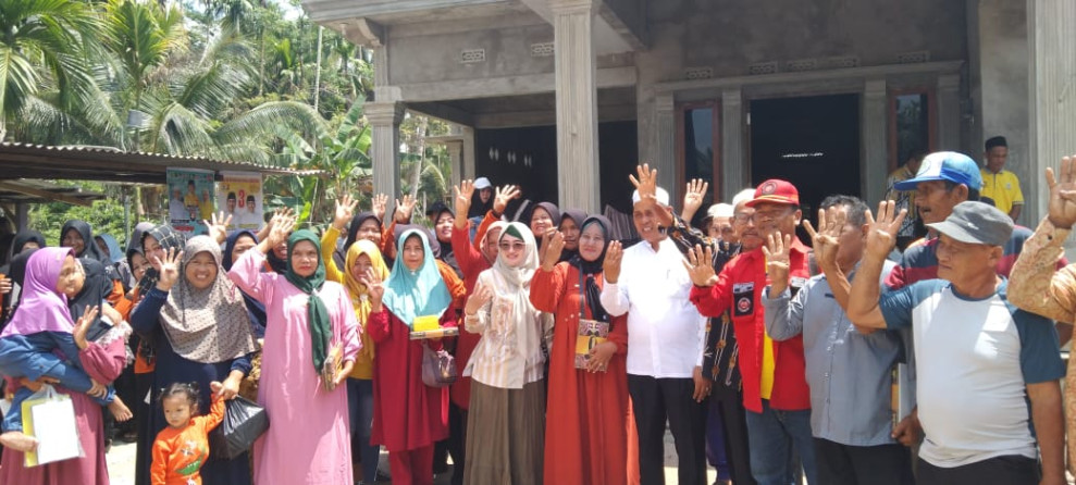 Haji Herman dan Yuliantini Gali Aspirasi Masyarakat untuk Membangun Inhil yang Lebih Baik dan Tekankan Pentingnya Menjaga Kebhinekaan