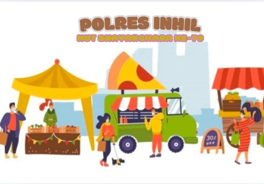 HUT Bhayangkara ke-79, Polres Inhil Siapkan Jajanan Gratis untuk Warga Inhil