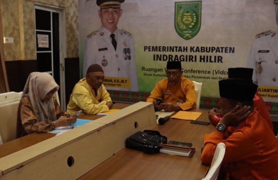 Bupati Inhil Bersama Kemendagri Bahas Pembentukan Koperasi Merah Putih