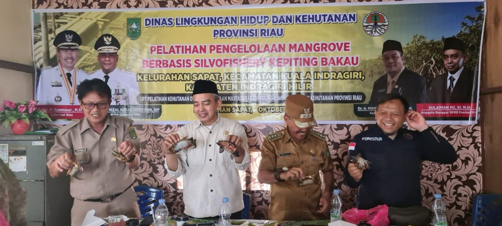 Nelayan Kuindra Ikuti Pelatihan Budidaya Kepiting Bakau