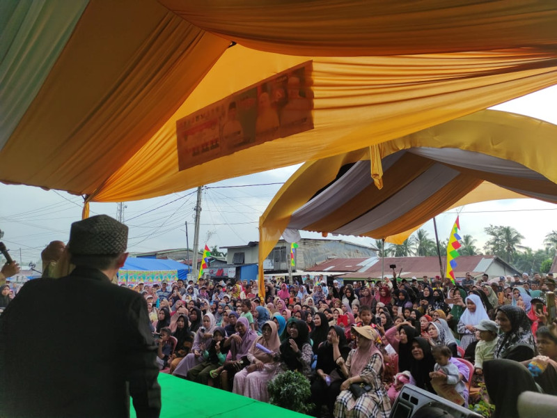 Masyarakat di Kempas Pilih H Herman, Alasannya Realistis!