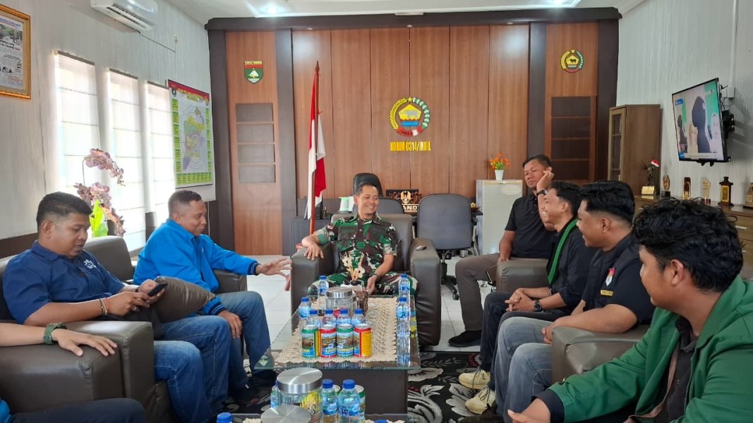 Auliaurrasyidin Lakukan Silahturahmi Bersama Dandim 0314/Inhil