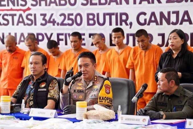 Awal Tahun Hingga November 2024, 3.220 Tersangka Dibekuk 428,9 Kg Sabu Disita