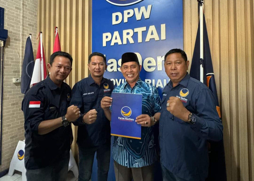 Haji Herman Pastikan Berpasangan dengan Yuliantini di Pilkada Inhil