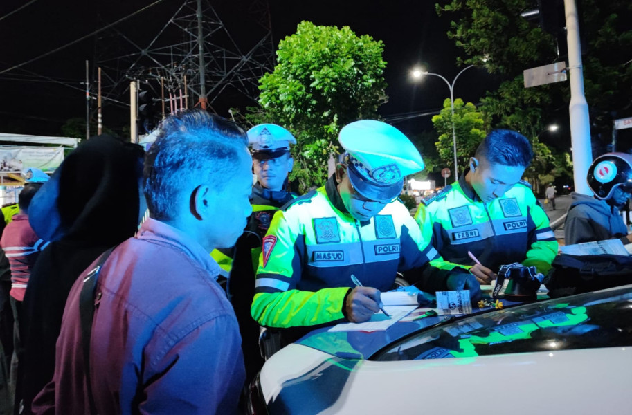 Hingga Dini Hari, Satlantas Patroli dan Buru Pelaku Balap Liar, Ini Hasilnya