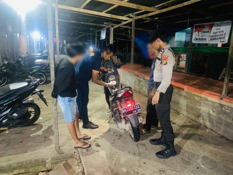 Cegah Gangguan Kamtibmas, Polsek Kuindra Giat Patroli Malam