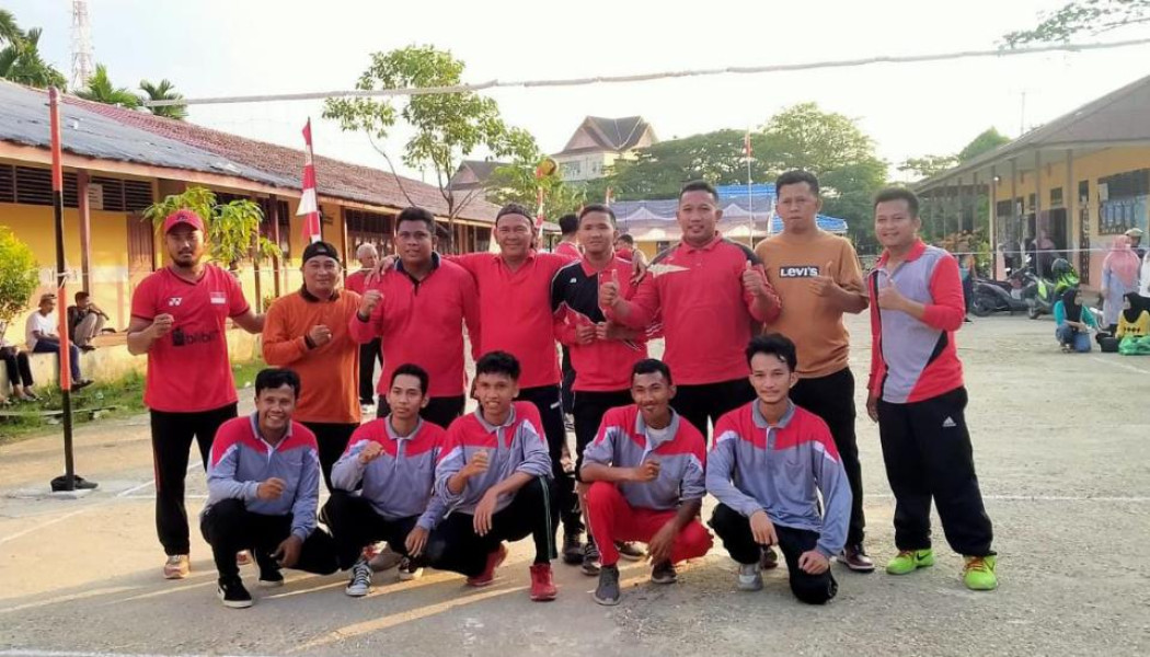 Tim Volly Ball Putra Gugus Letda M Boya Melaju Semifinal