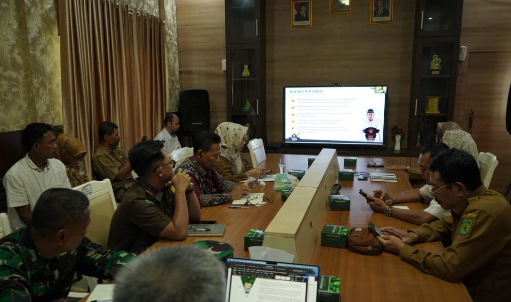 Rakor Pengendalian Inflasi dan Sosialisasi Pengentasan Kemiskinan Inhil