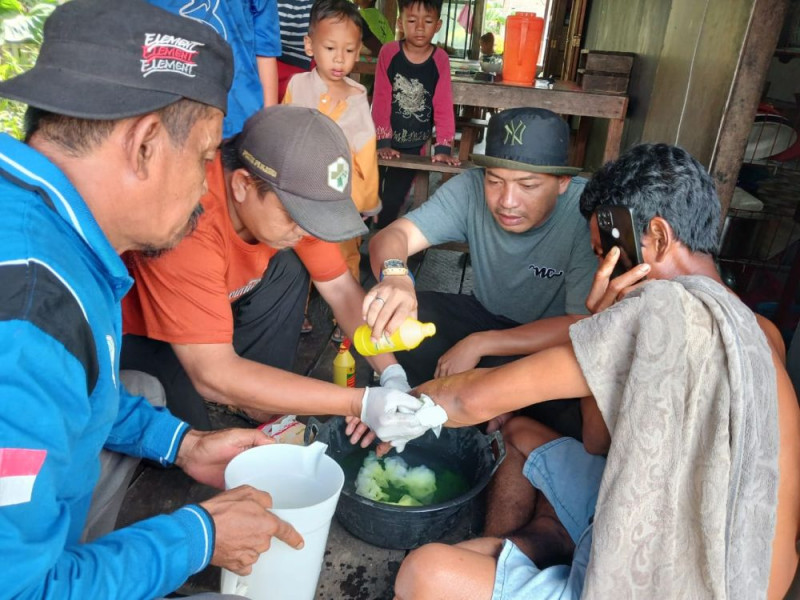 Buaya Kembali Mengganas, Warga Inhil Nyaris Dimangsa