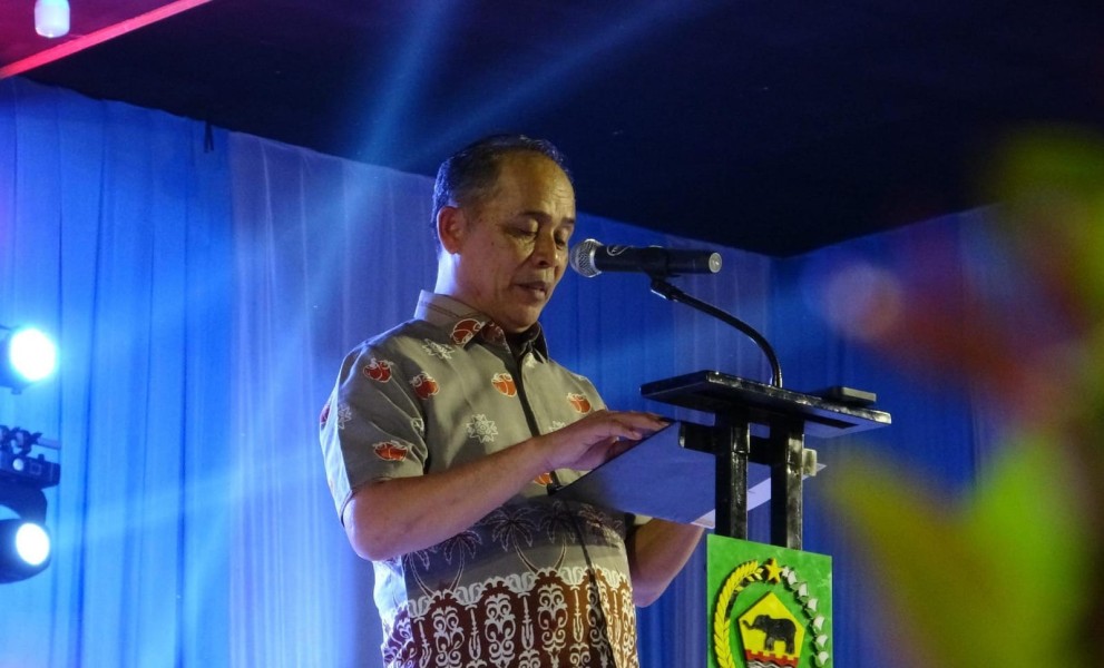 Bupati Inhil Hadiri Malam Puncak HUT TNI ke-80 di Lapangan Gajah Mada
