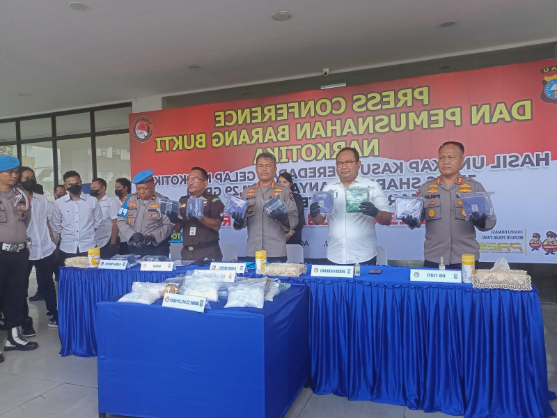 7 Anggota Sendikat Narkoba Internasional Ditangkap, Ada Dari Inhil