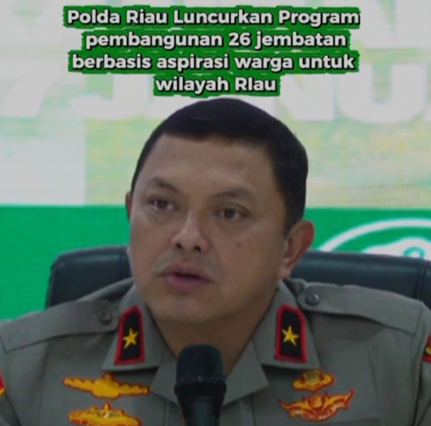 Polda Riau Luncurkan Program Pembangunan 26 Jembatan Berbasis Aspirasi Warga