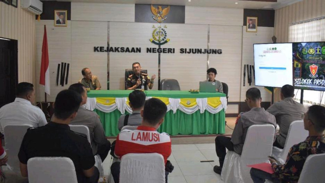 Percepat Pekerjaan Tusi, Kejari Sijunjung Launching Aplikasi SILOKEK PASDILAN