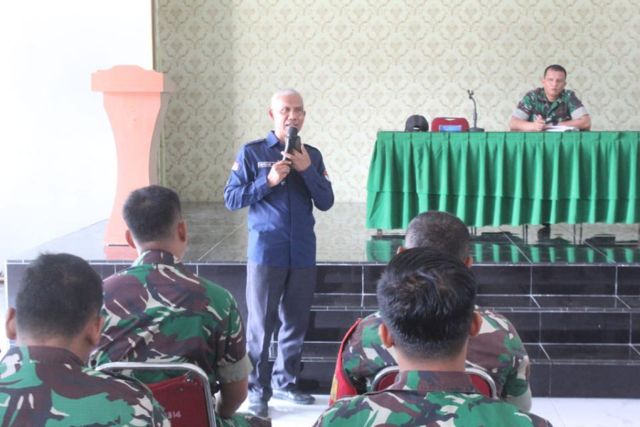 Dandim 0314/Inhil Gagas Sosialisasi Keterlibatan TNI Pada Pemilu 2024