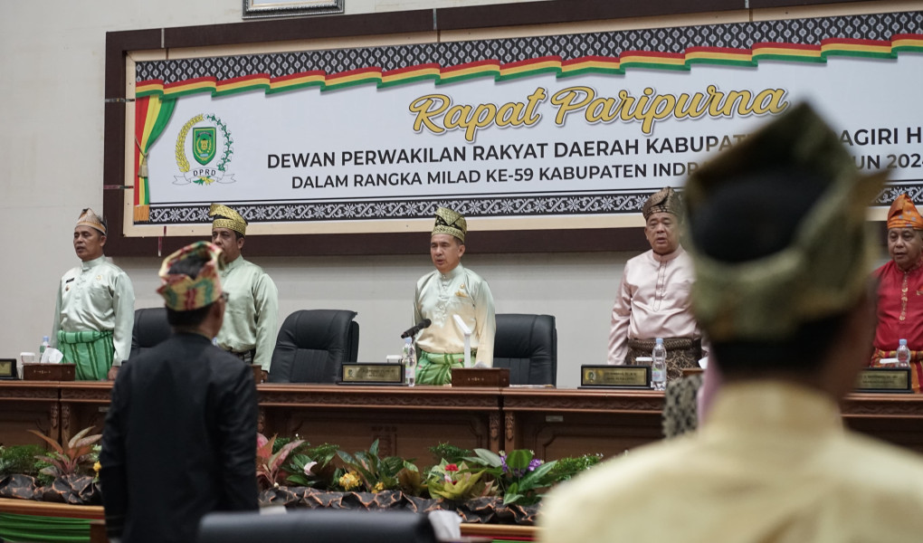 DPRD Inhil Gelar Rapat Paripurna Milad Inhil ke-59
