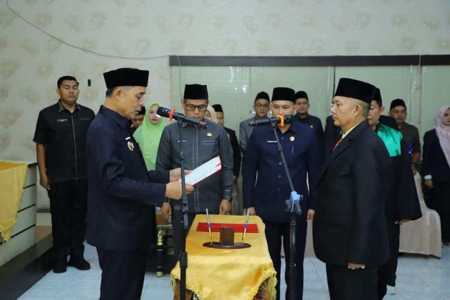Bupati Inhil Lantik & Ambil Sumpah Janji Jabatan Pejabat Pimpinan Tinggi Pratama, Administrator, Pengawas dan Fungsional