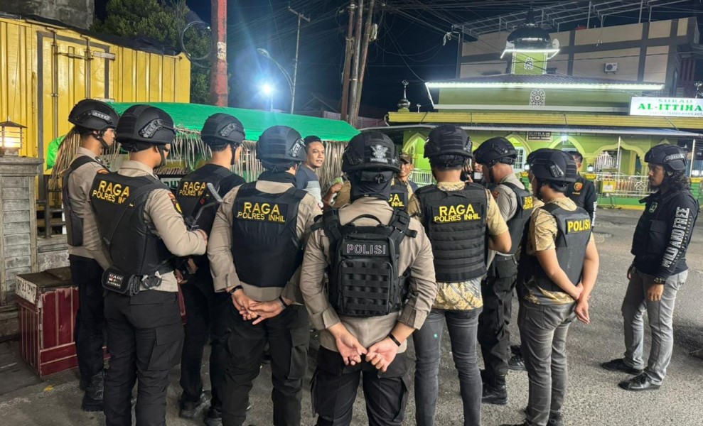 Tim Raga Polres Inhil Gelar Operasi Pemberantasan Premanisme dan Geng Motor
