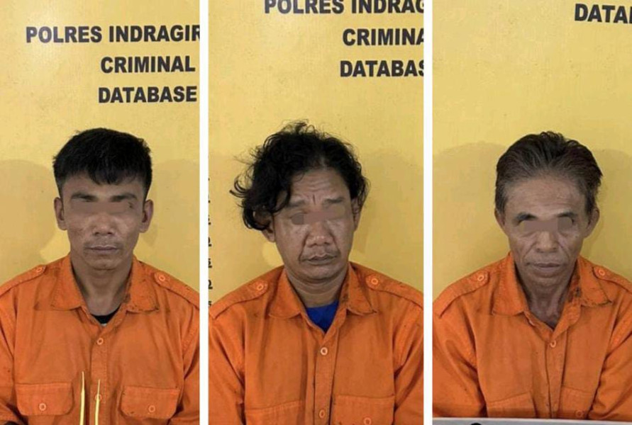 Polres Inhu Ringkus Tiga Pelaku Narkoba di Seberida