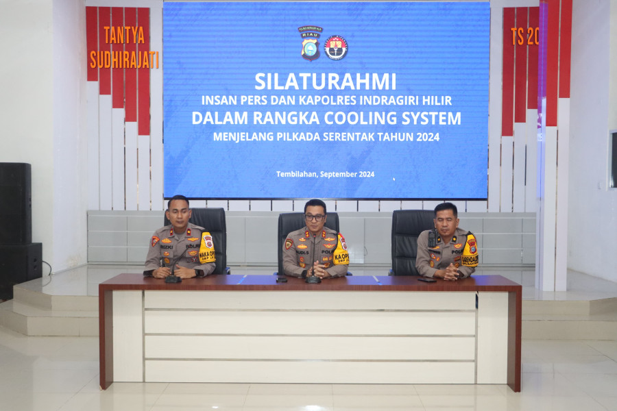 Kapolres Inhil Ajak Insan Pers Wujudkan Situasi Kamtibmas Pilkada 2024